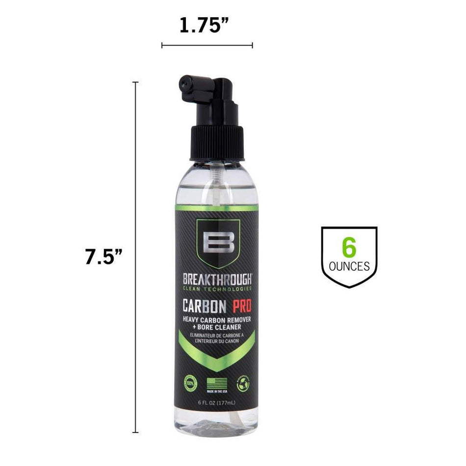 BCT Carbon Pro - Heavy Carbon Remover with Bore Cleaner - 6oz Pump Spray Bottle