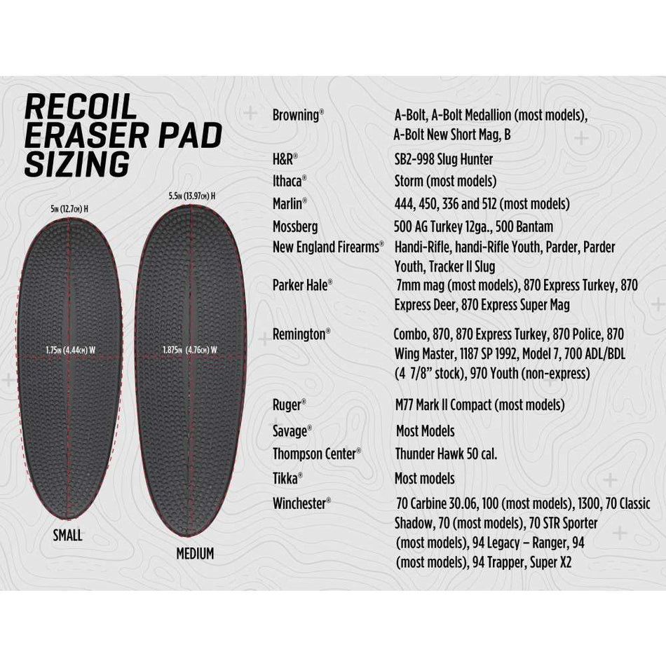 Pad-Recoil Eraser Medium