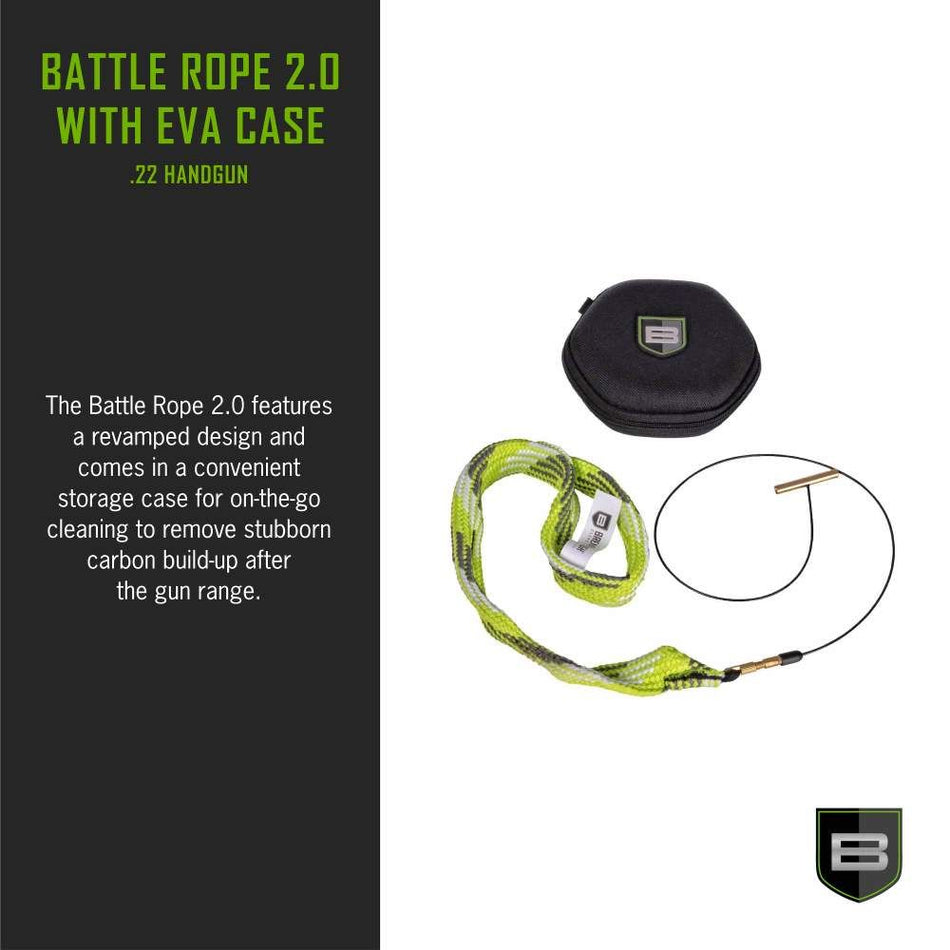 Battle Rope 2.0 with EVA Case in retail packaging - .22 Cal (Handgun)