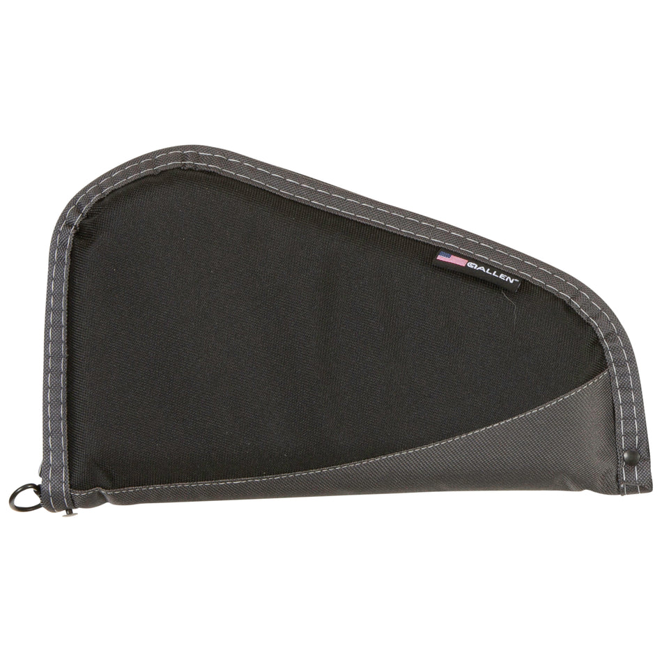 Deluxe Handgun Case, 13in, Black/Gray