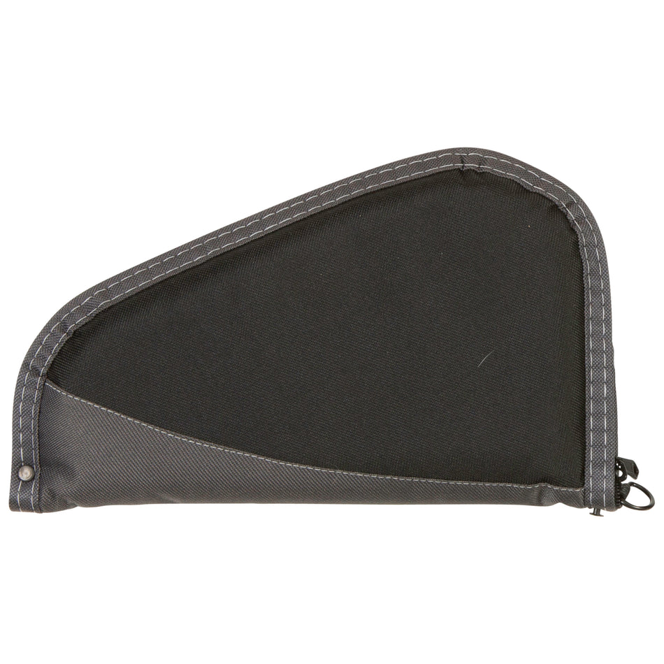 Deluxe Handgun Case, 11in, Black/Gray