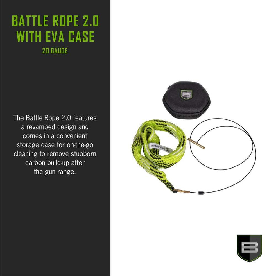 Battle Rope 2.0 with EVA Case in retail packaging - 20 Gauge (Shotgun)..