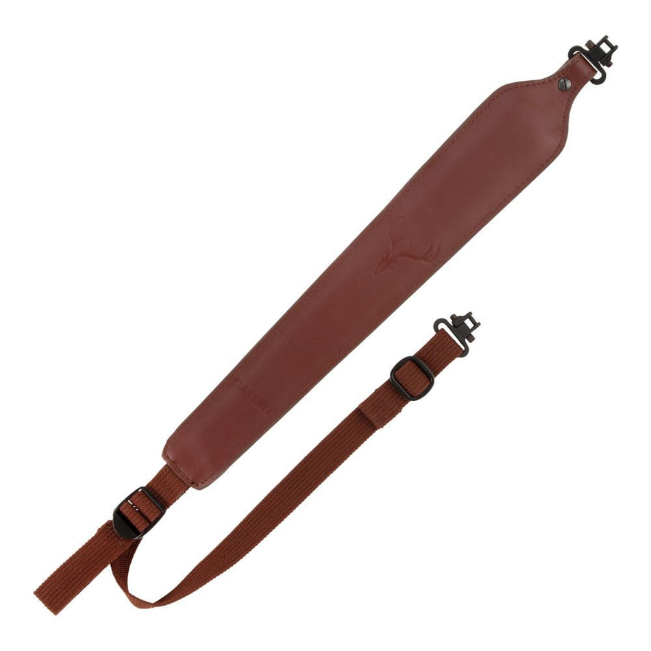 SLING-RFL LTHR Deer Padded w/swivels