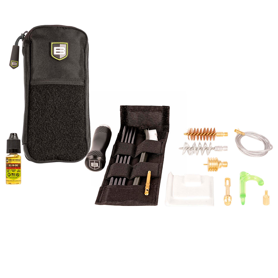 Badge Series - 12G Rod and Pull Through Cleaning Kit With Molle Pouch