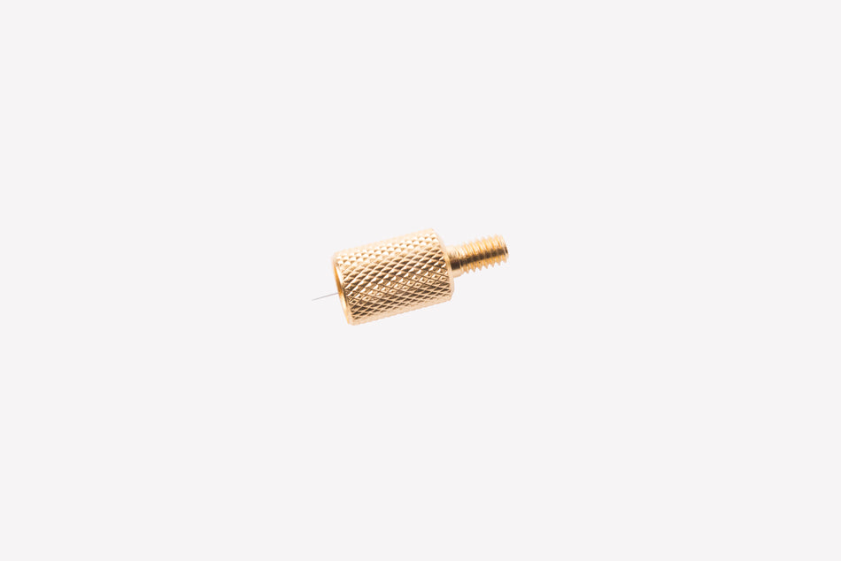 Brass Shotgun Rod Adapter - (male #8-32 thread with female 5/16-27 thread)