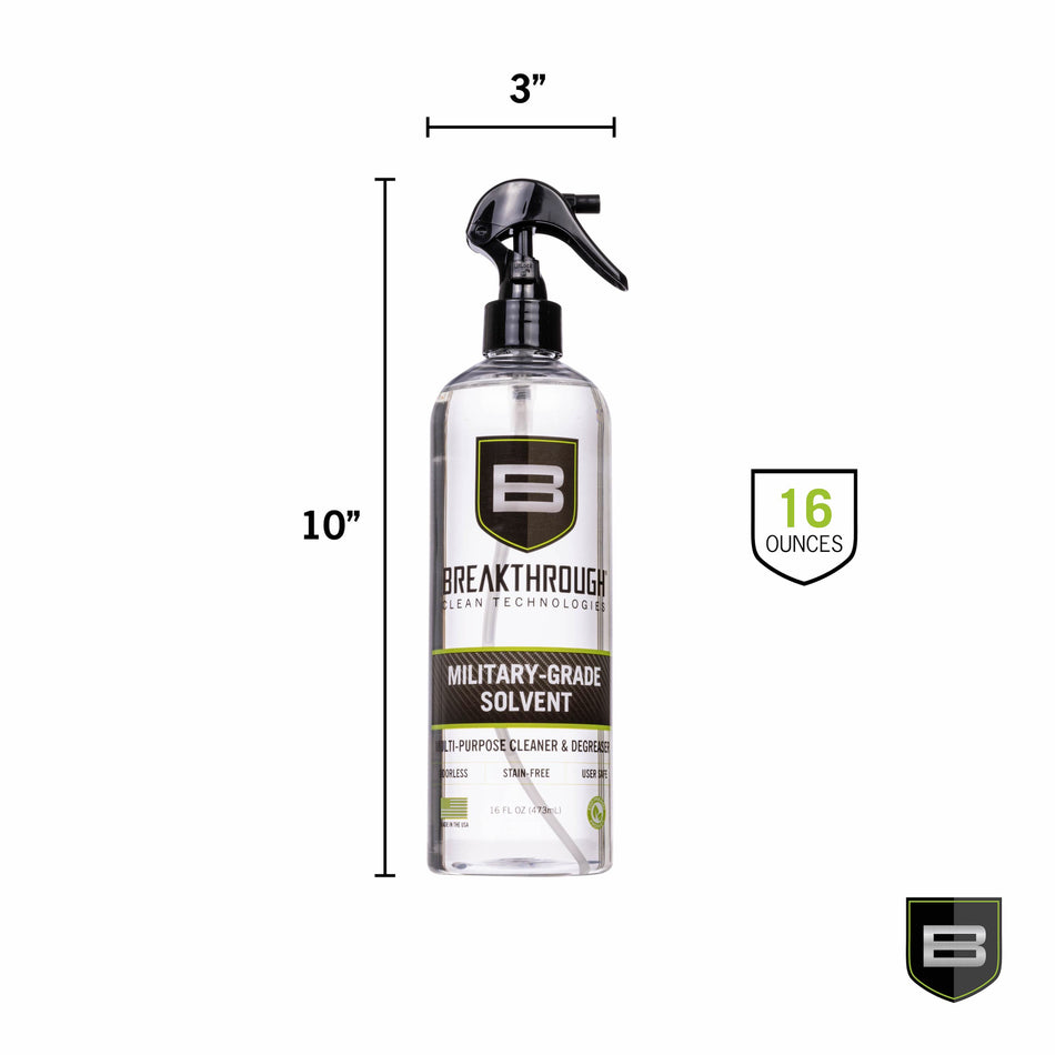 Breakthrough Military-Grade Solvent - 16oz Bottle with Trigger Sprayer