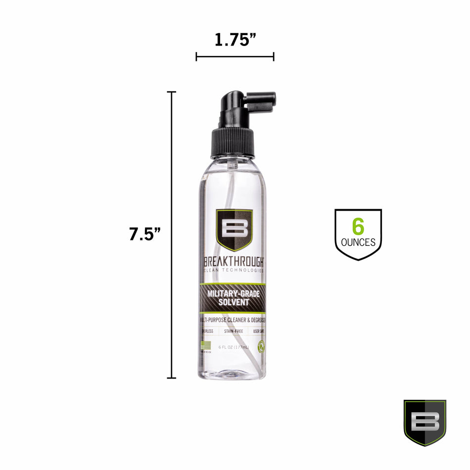 Breakthrough Military-Grade Solvent - 6oz Bottle with Pump Sprayer