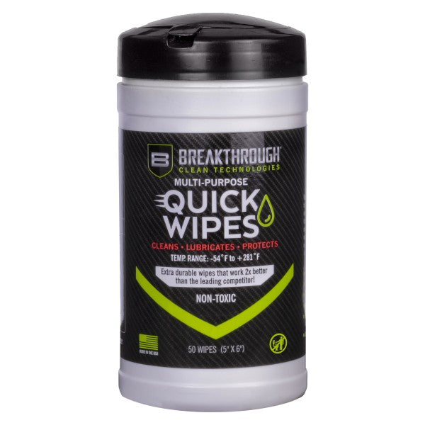 BCT Synthetic CLP Quick Wipes - 50 Count Canister (5 x 7 wipe)