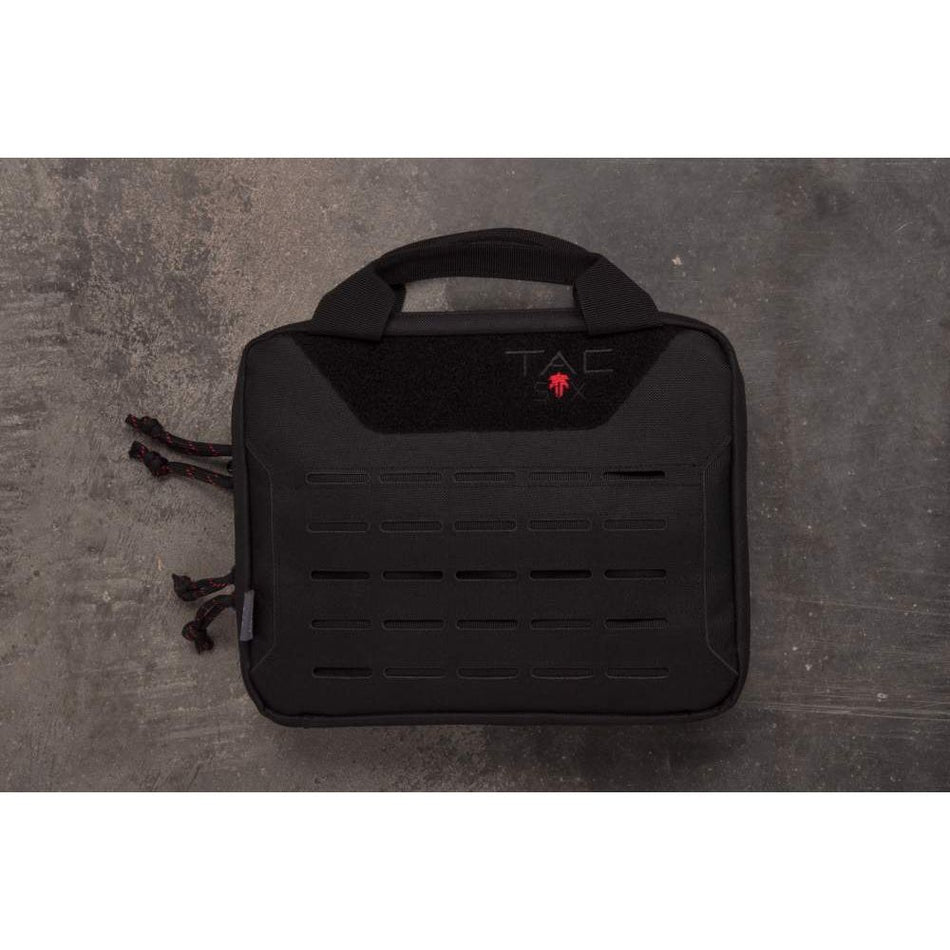 Tac Six Crew Tactical Pistol Case, Black