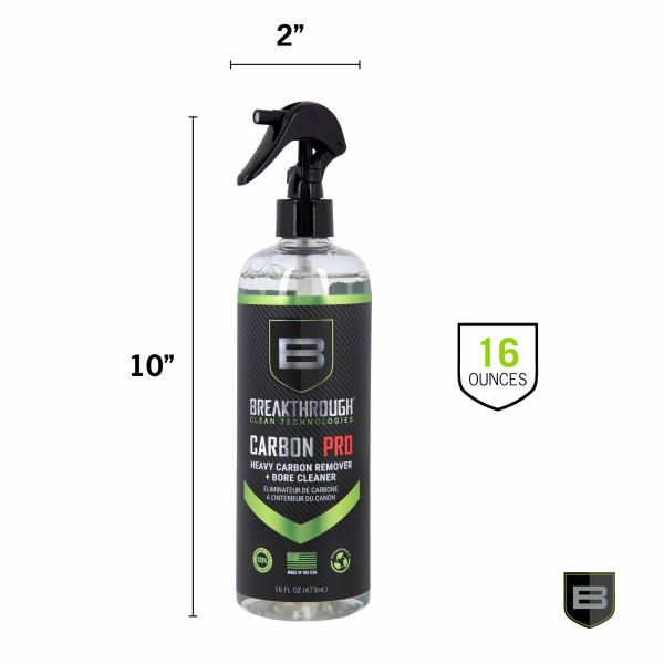 BCT Carbon Pro - Heavy Carbon Remover with Bore Cleaner - 16oz Pump Spray Bottle